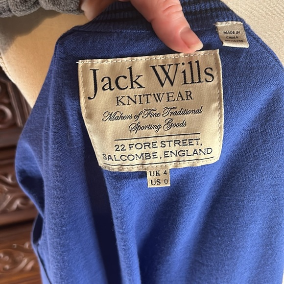 Jack Wills KnitWear, Blue Cardigan US size 0. - Picture 4 of 4